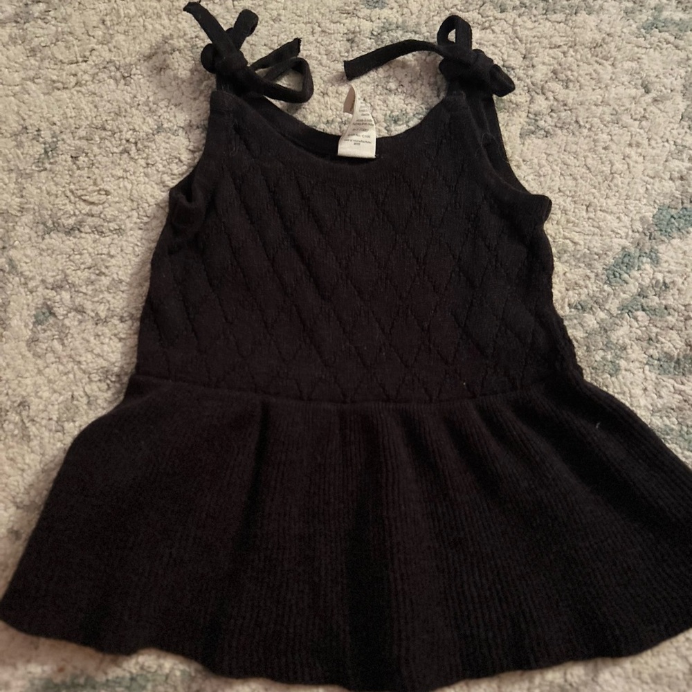 Black Kq tie tank 6/12